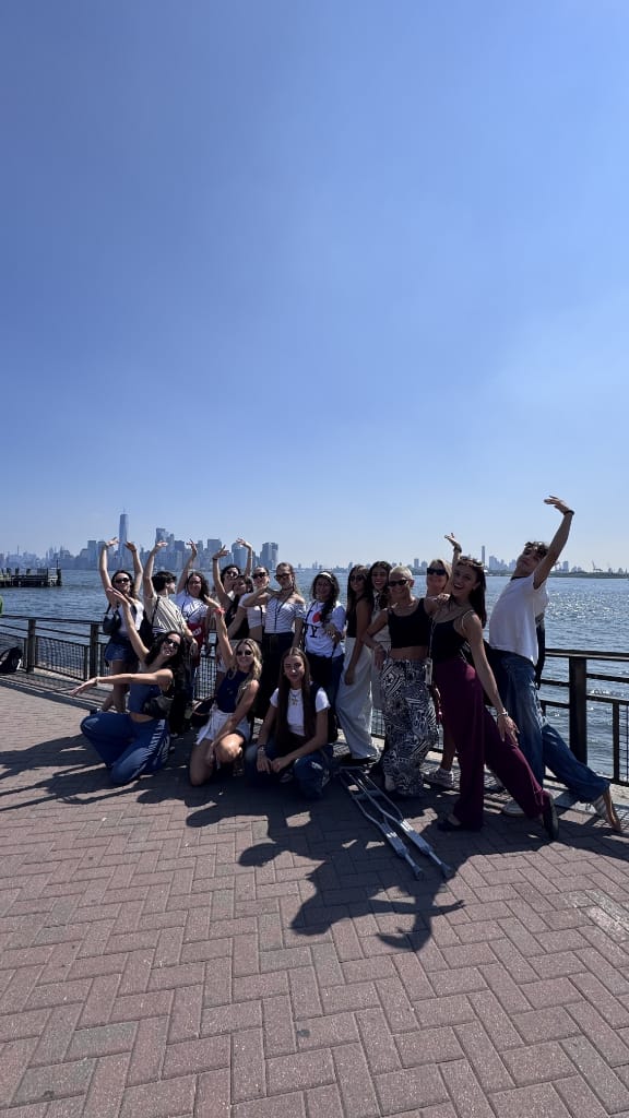 Foto di gruppo sull'Hudson